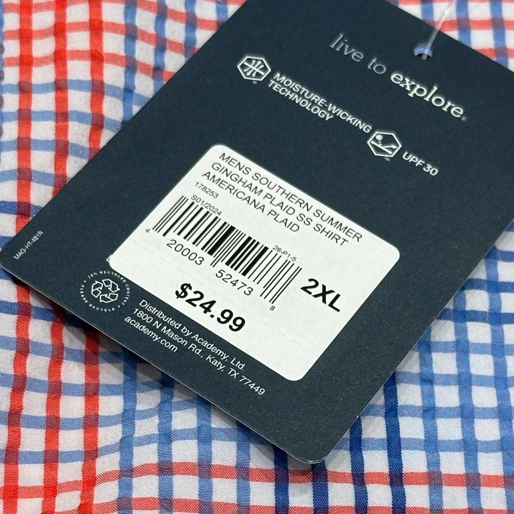 NWT Men’s Magellan Button Down Shirt - Picture 4 of 6